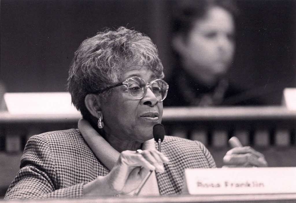 rosaI Rosa Franklin in an undated photo during her time with the Washington state Legislature. (Photo courtesy of Franklin)
