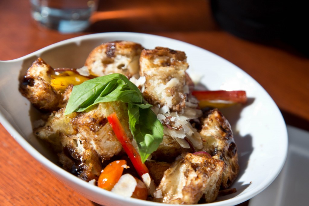 Close up of Tuscan Bread Salad