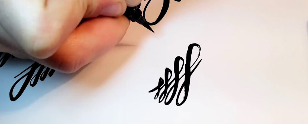 hand drawing letters