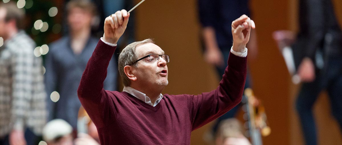 PLU Director of Choral Activities Richard Nance