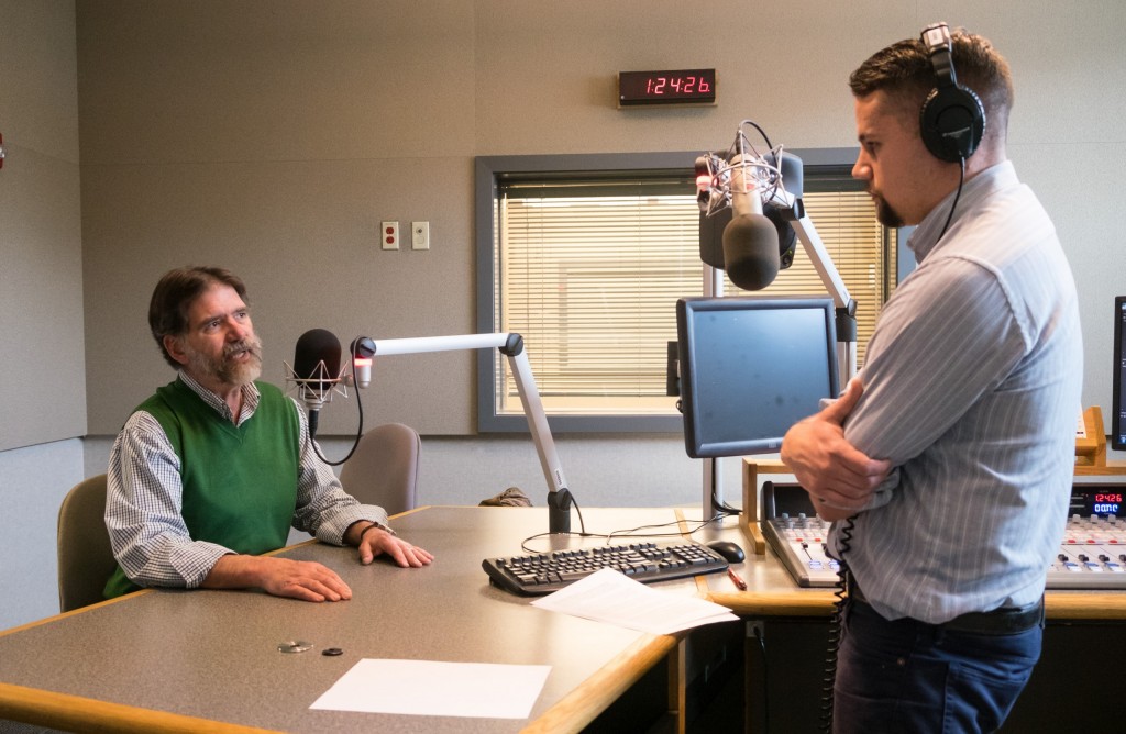 David R. Huelsbeck, PLU Dean of Social Sciences, is interviewed by PLU Media and Content Manager Zach Powers.