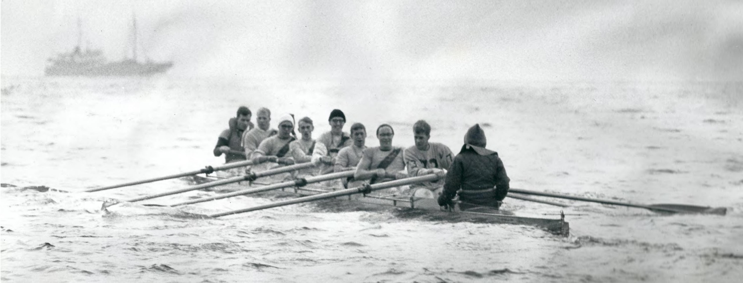 Photo of the 1967's PLU men's rowing team