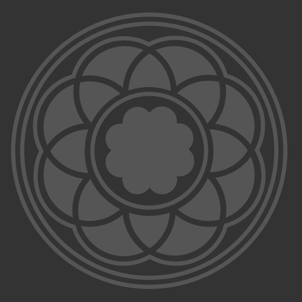 PLU Rose Window logo