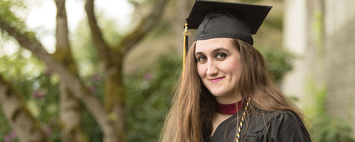 Brittany Bowen ’18 enrolled in Teach 253 during her junior year at Mount Tahoma High School in Tacoma, hoping to gain more exposure to her chosen career. (Photo by John Froschauer/PLU)