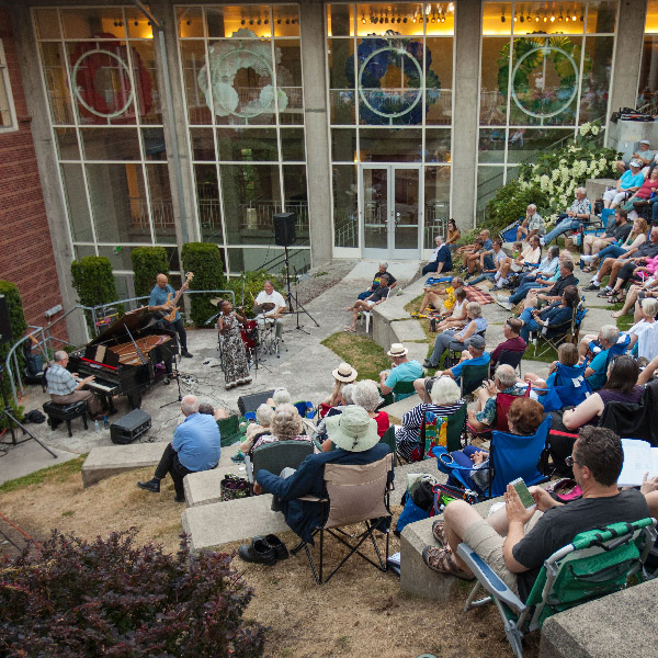 Jazz Under the Stars featuring vocalist LaVon Hardison in the Mary Baker Russell outdoor amphitheater, at PLU