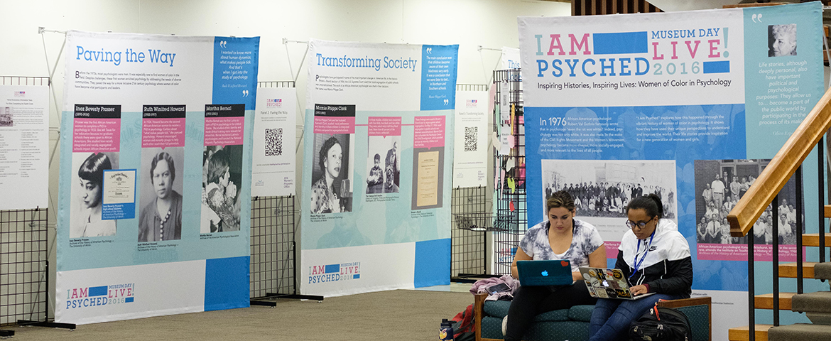 The I Am Psyched! National Tour exhibit will be at PLU's Mortvedt Library until Sept. 24th.
