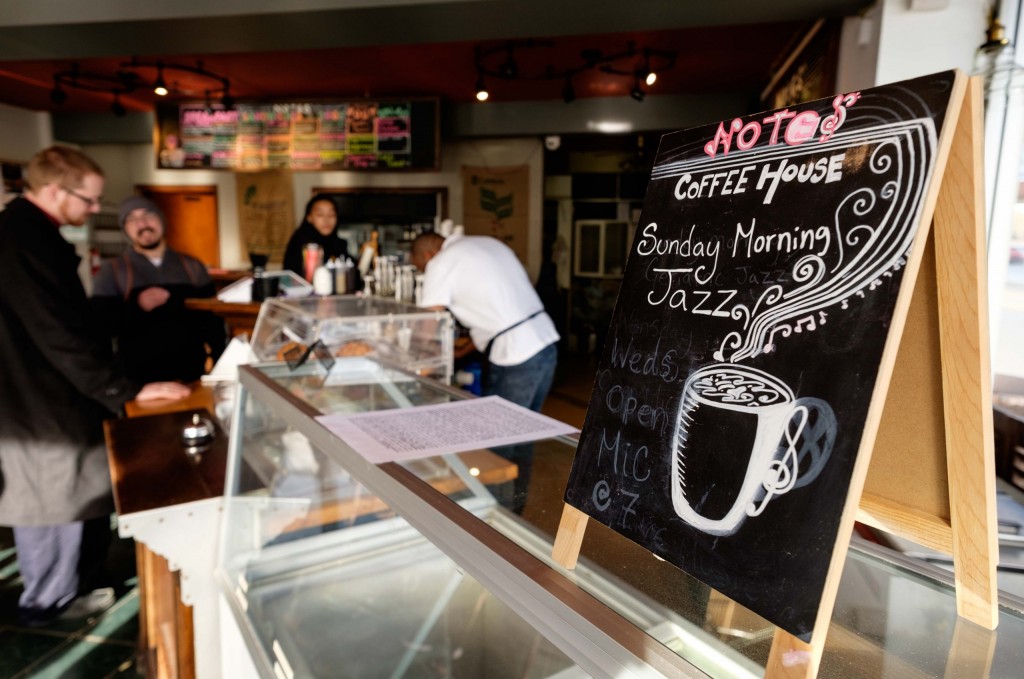 Notes coffee house near PLU, Friday, Dec. 7, 2018. (Photo: PLU/John Froschauer)