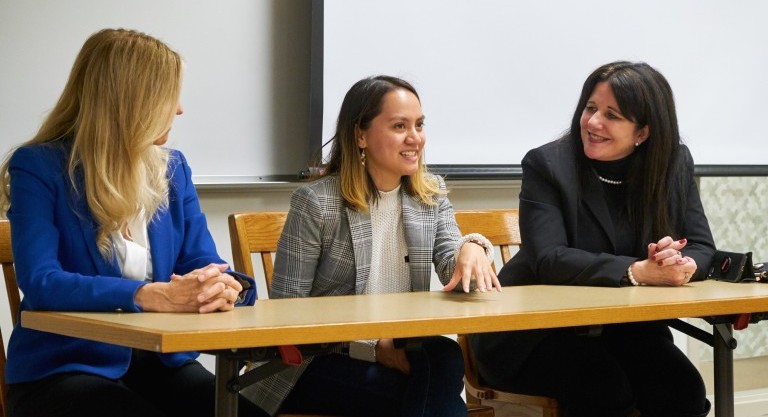 April Rose Capstone class in Political Science.