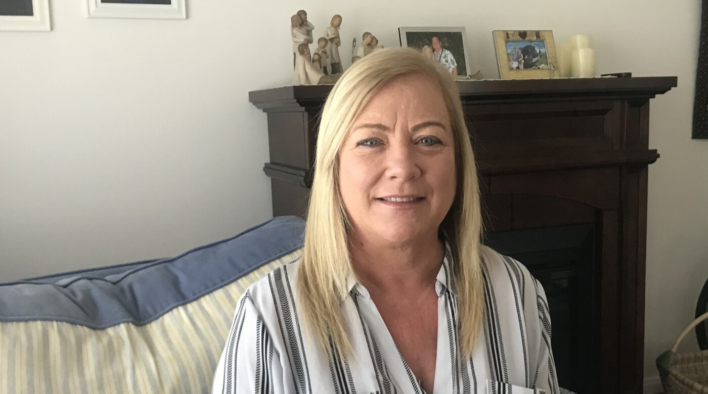 Kathy (Welsh) Krogstad ‘85, a registered nurse at Providence Hospital in Torrance, California, volunteered for one of her state's first mobile coronavirus testing units.