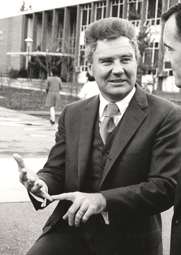 Former PLU president Eugene Wiegman Former PLU president Eugene Wiegman