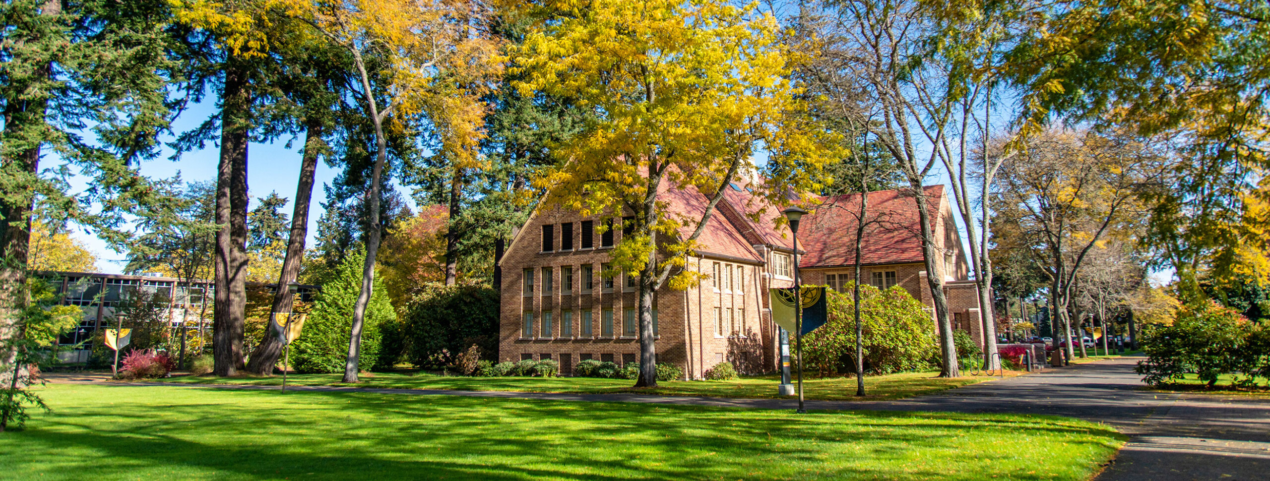 Xavier Hall on the campus of Pacific Lutheran University