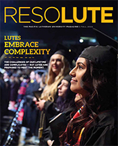 Cover image for the Fall 2022 version of PLU's magazine, ResoLute