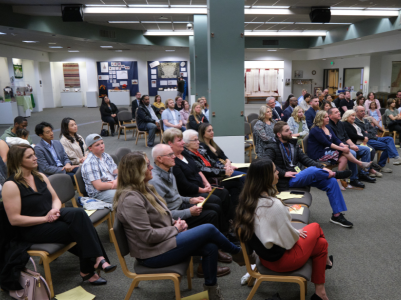 A room full of people attend the 2022 principal prep graduation ceremony.