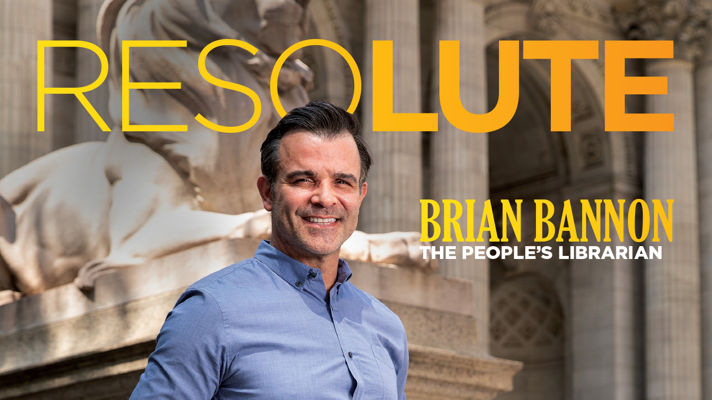 ResoLute Fall 2023 cover photo, with Brian Bannon