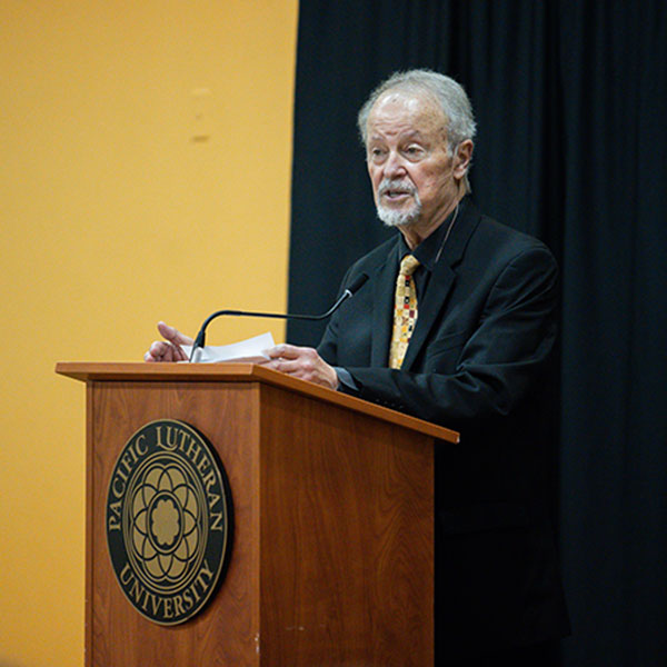 Renowned human rights activist Richard Lapchick gave the keynote presentation “Facing Uncomfortable Truths” at the 8th Annual Diversity and Inclusion Speaker Series, presented by the Department of Kinesiology.