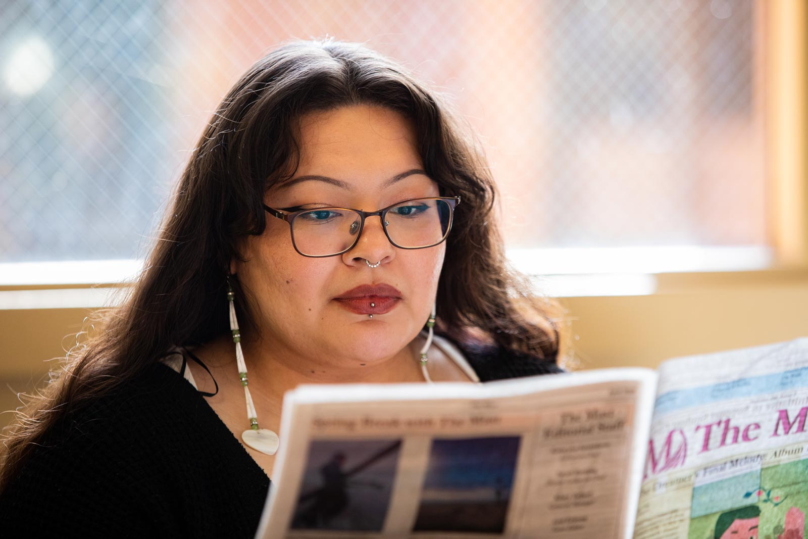 Global Studies major Paradise Gladstone is an Act Six scholar, Wednesday, April 30, 2025, at PLU. (PLU Photo / Joseph Middleton). Global Studies major Paradise Gladstone is an Act Six scholar, Wednesday, April 30, 2025, at PLU. (PLU Photo / Joseph Middleton).