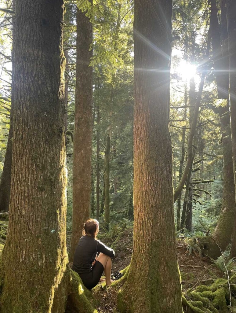 Olivia recharges in nature with a visit to the Olympic Peninsula.
