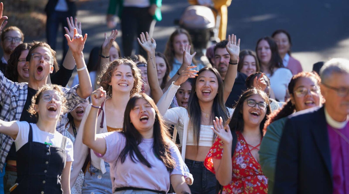 Convocation, start of a new academic year, Tuesday, Sept. 6, 2022, at PLU. (PLU Photo/John Froschauer)