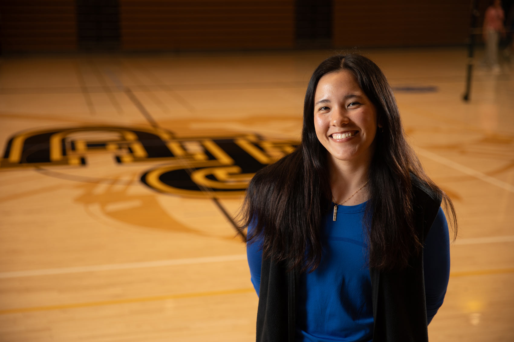 Haley is a Kinesiology major with multifaceted campus involvement and rigorous external commitments, Thursday, Mar. 19, 2026, at PLU (PLU Photo/ Tina Gianoulas).