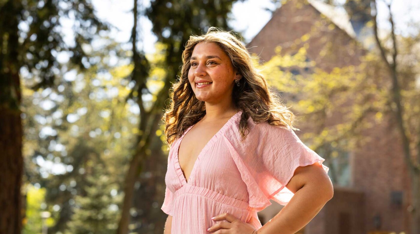 BAE senior Ashawnaleigh Bicoy finishes her practicum at Keithly Middle School, Wednesday, April 29, 2026, at PLU. (PLU Photo / Sy Bean)