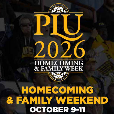 PLU 2026 Homecoming square ad