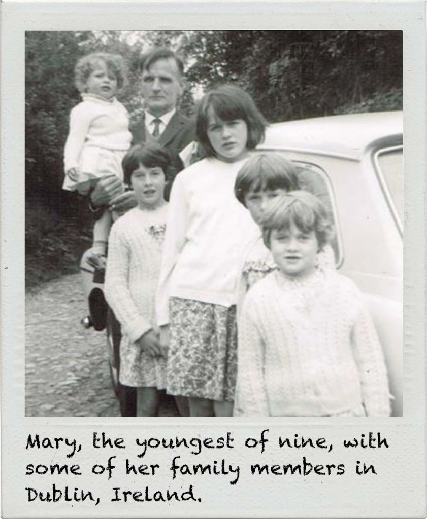 Mary as a child in Ireland