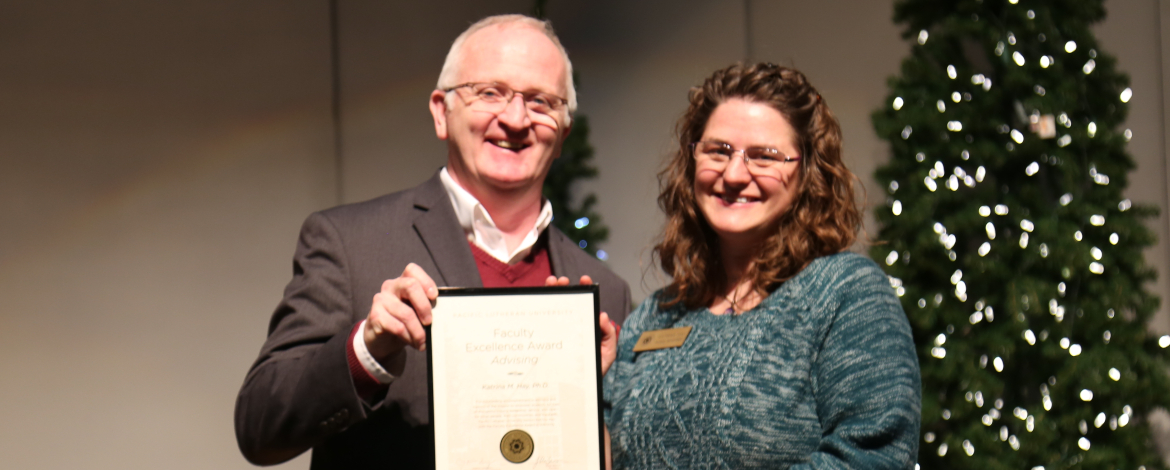 Katie Hay with Allan Belton