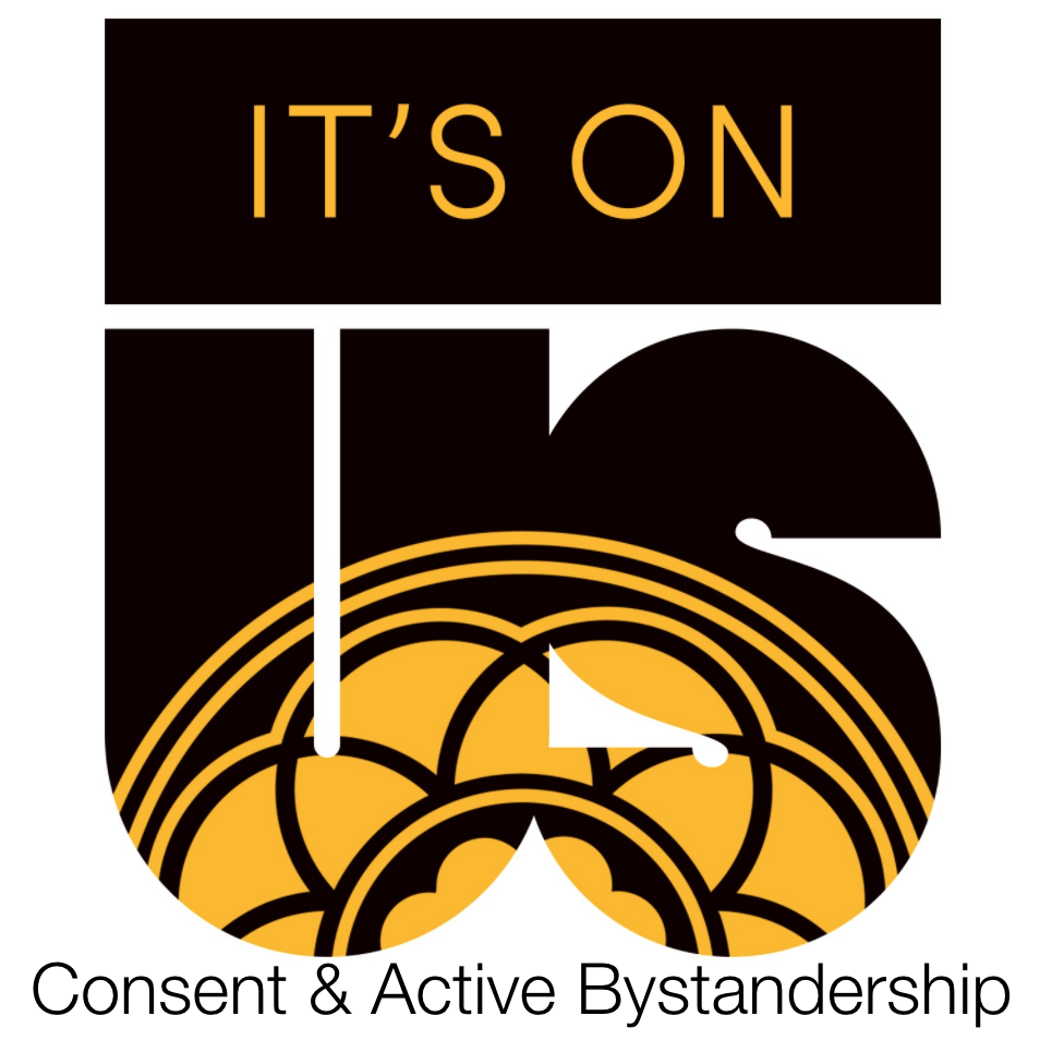 It's On Us: Consent & Active Bystandership It's On Us: Consent & Active Bystandership (logo)