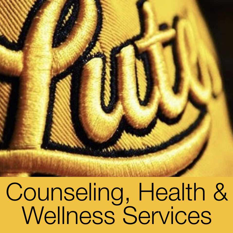 Counseling, Health, & Wellness Services (over Gold LUTES hat)