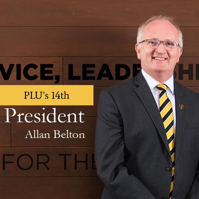 PLU's 14th President: Allan Belton (& portrait of Belton)