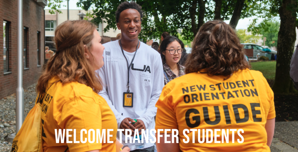 Welcome Transfer Students (with new student and LUTE Guides)