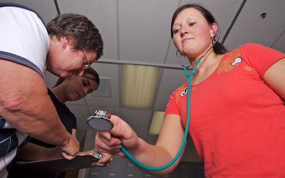 Nursing Student in action Nursing Student in action