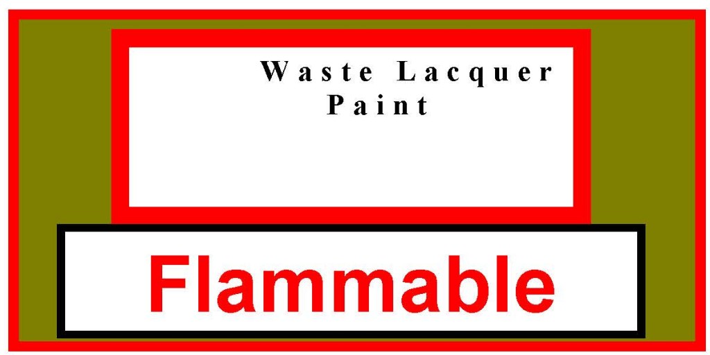 PLU Hazardous Waste Management Plan – Appendix | Occupational Health ...