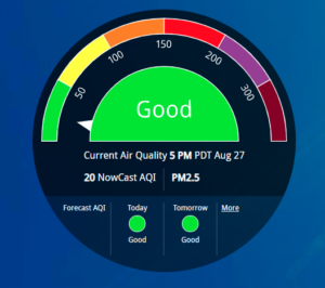 Example of AirNow AQI