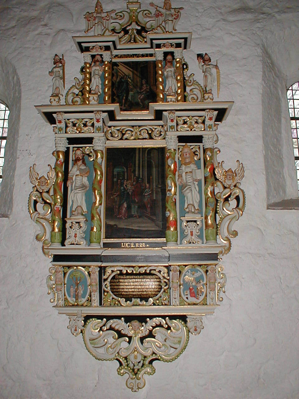 Lüdingworth, St. Jacobi Germany 1599 Antonius Wilde 1683 Arp Schnitger.