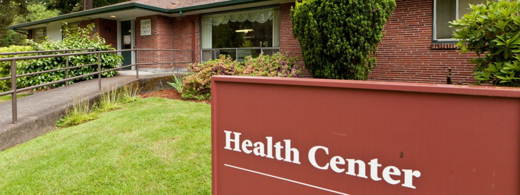 Health Center and sign