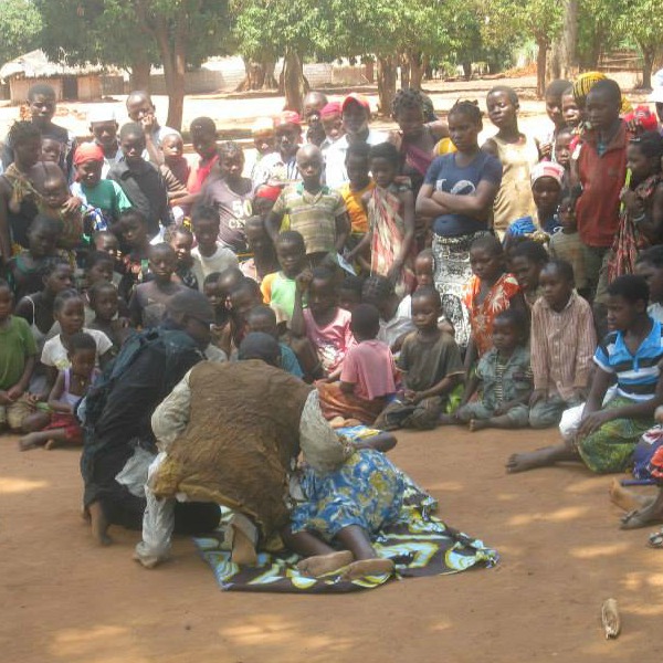 Colin Hartke '08 working in a small town in rural Northern Mozambique, near the border with Malawi