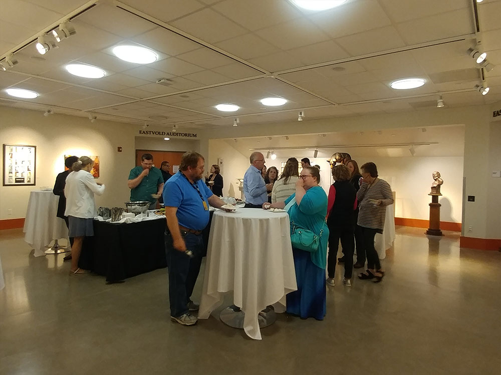 Staff enjoying an appreciation brunch