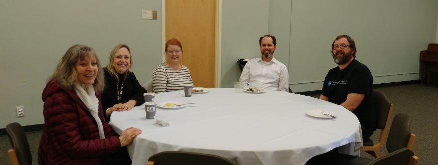 PLU Staff enjoying food