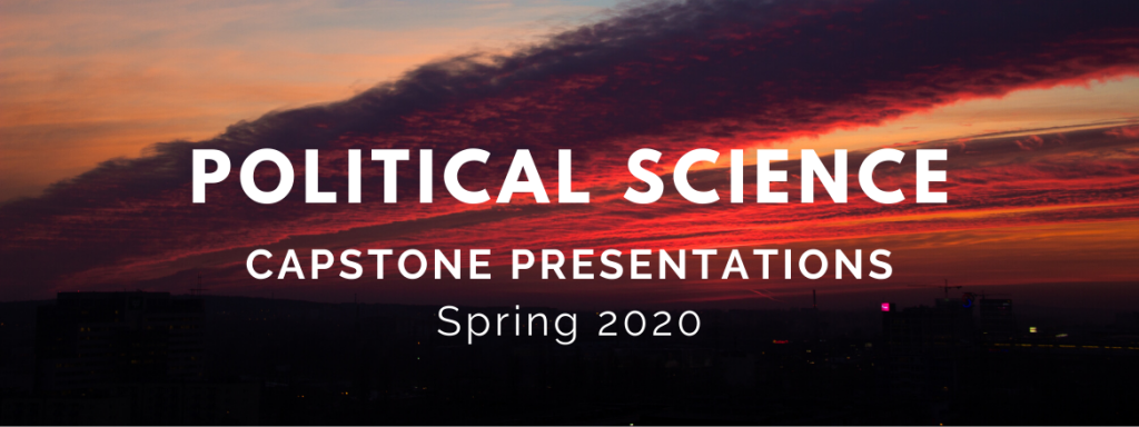 Political Science capstones 2020