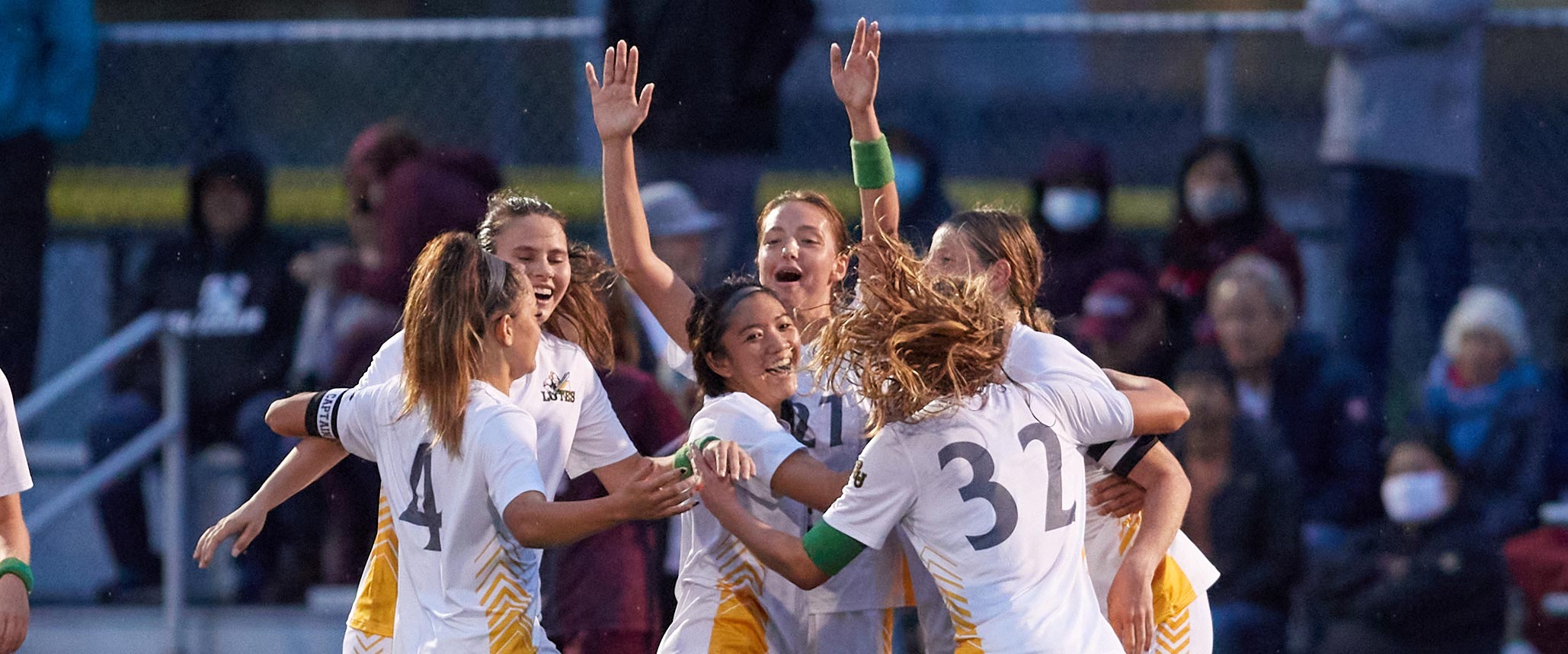 Photo of PLU soccer student-athletes