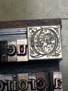 photo of letterpress movable type