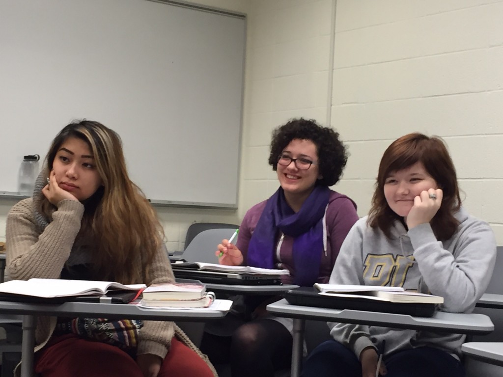 VoHubbardGrim students listen to author Daisy Martinez discuss her writing process