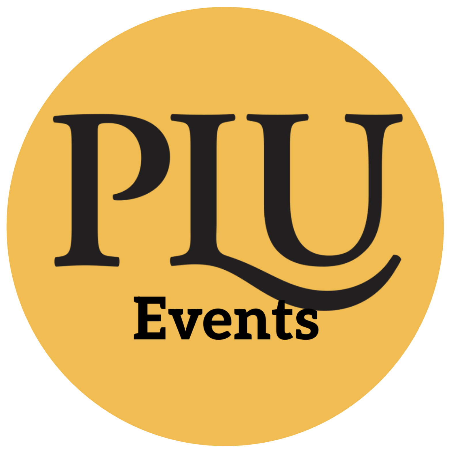 PLU Events PLU Events in gold circle