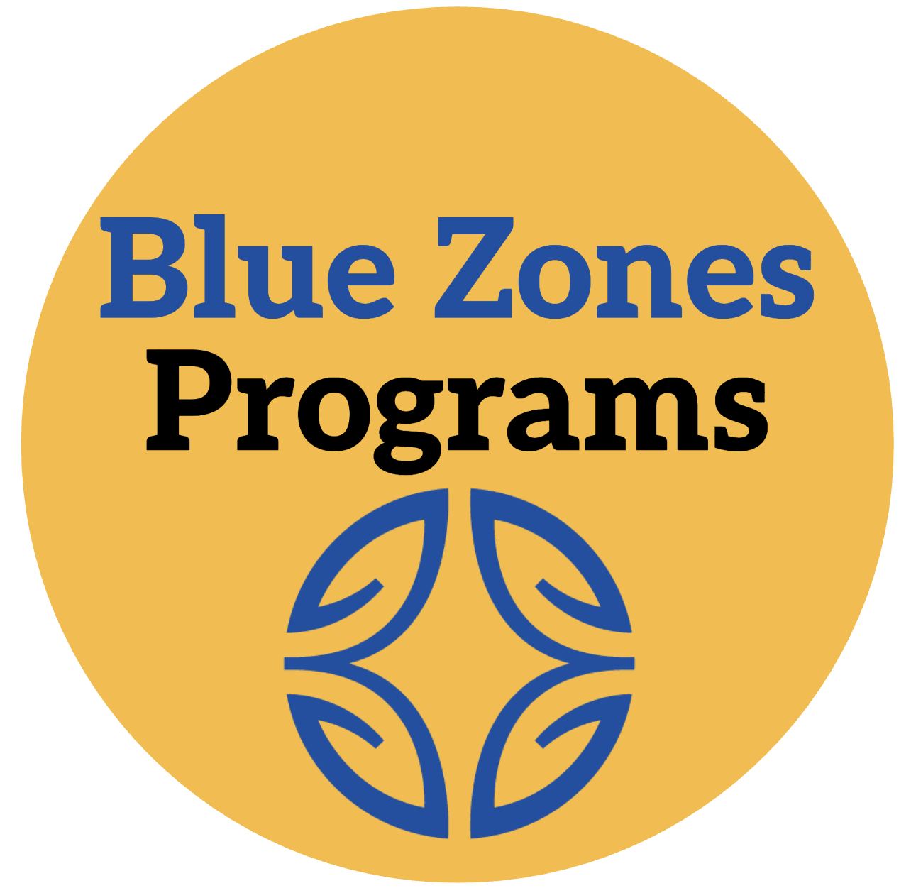 Blue Zones Programs Blue Zones Programs with BZ logo