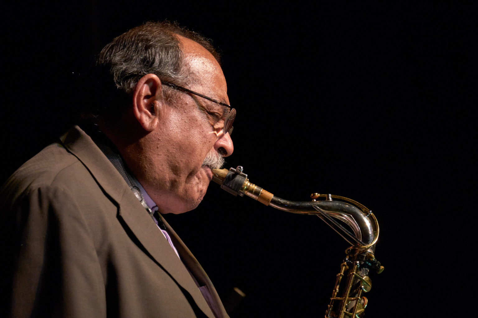 Ernie Watts closeup