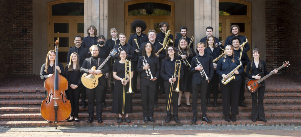 The Jazz Ensemble, Monday, Oct. 17, 2022, at PLU. (PLU Photo / Sy Bean)