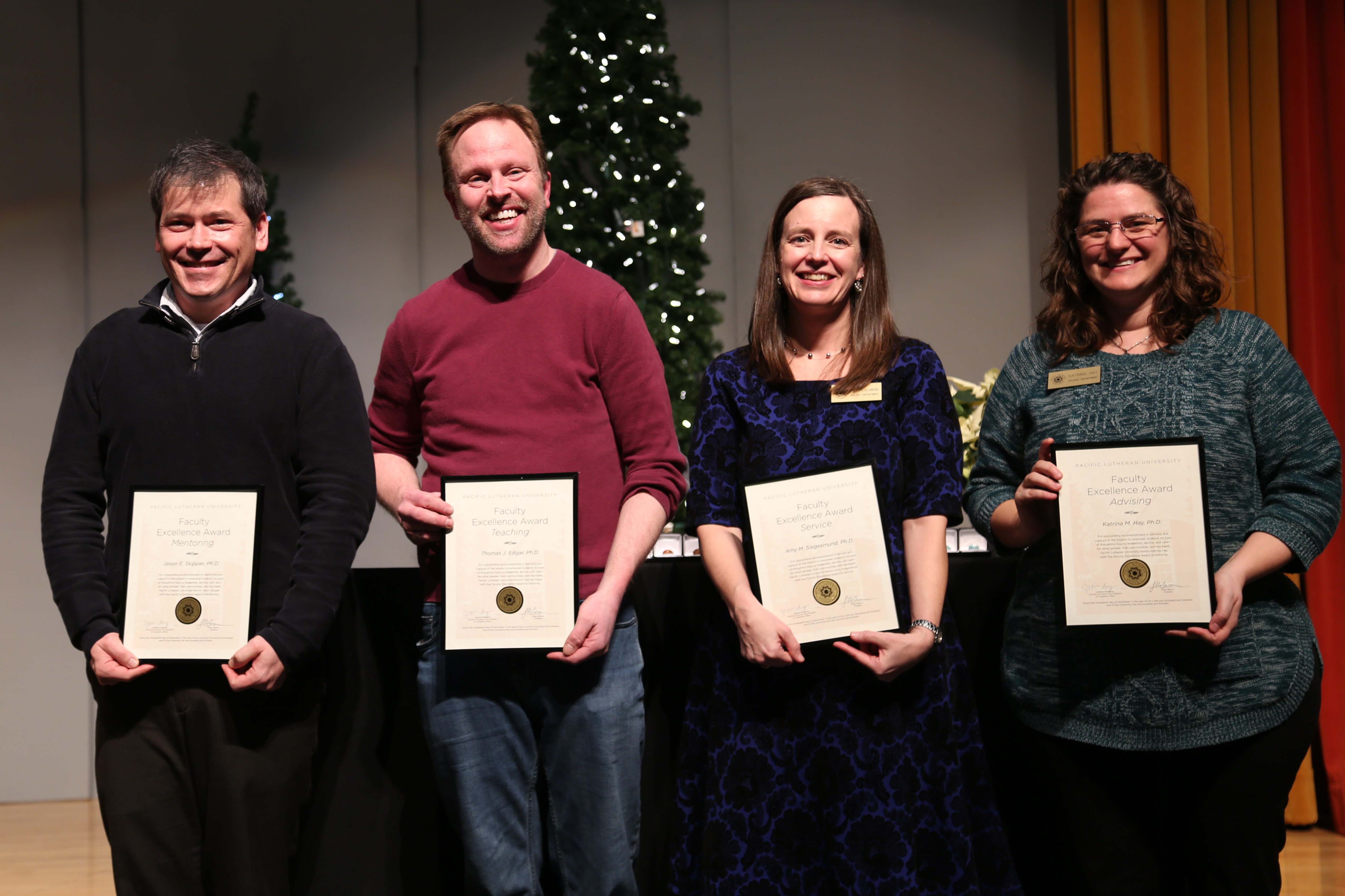 Faculty Excellence Award Recipients 2019