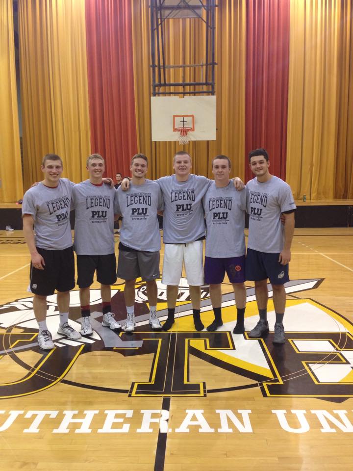 group photo of students in gym