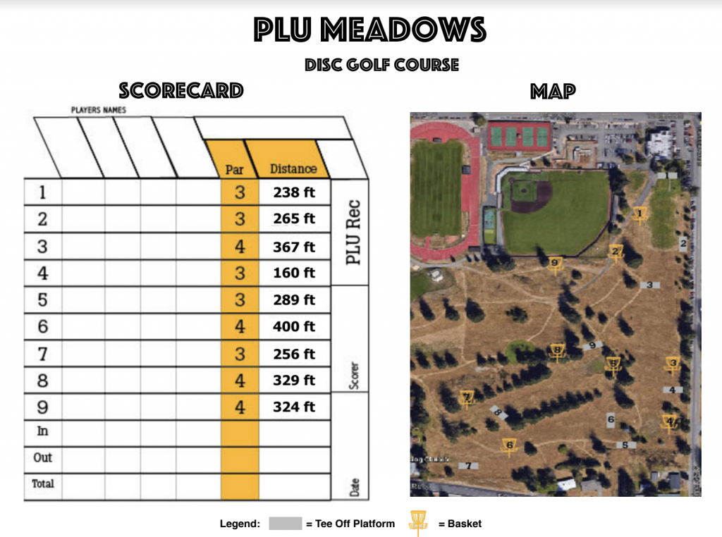 PLU Disc Golf Course